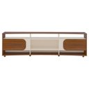 Ver imagem 6 de Rack Bancada para Tv 86 Pol 220 Cm 4502 Cedro Off White Arly
