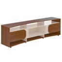 Ver imagem 1 de Rack Bancada para Tv 86 Pol 220 Cm 4502 Cedro Off White Arly