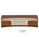 Ver imagem 7 de Rack Bancada para Tv 86 Pol 220 Cm 4502 Cedro Off White Arly