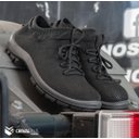 Ver imagem 2 de Tênis de Segurança de Poliamida Bidensidade com Cadarço Preto Cp300p - Crival - 41
