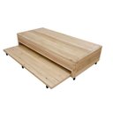 Ver imagem 2 de Bicama Box Solteiro com Auxiliar sem Colchão 88x188 Corino Bege