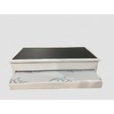 Ver imagem 2 de Bicama Box Baú 78x188x46 Solteiro Especial 3 em 1 Corino Branco