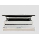 Ver imagem 1 de Bicama Box Baú 78x188x46 Solteiro Especial 3 em 1 Corino Branco