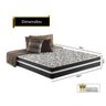 Colchão Casal Plumatex de Molas 138x188x25 Luxor Black - 1