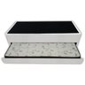 Bicama Box Solteiro com Auxiliar sem Colchão 88x188x40 Corino Branco - 1