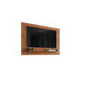 Ver imagem 3 de Painel Safira para Tv até 50 Polegadas Design Moderno e Prateleira Versátil - 3 Cores:cedro