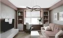 Ver imagem 2 de Lustre Pendente Led Design Moderno Dourado 3000k Trilha - SL Iluminação