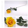 3 Hastes Rosa Unitária 71cm Artificial Amarelo para Arranjos - 4