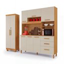 Ver imagem 2 de Kit Armário Multiuso Toronto + Armário de Cozinha Caribe 100% MDF Yescasa