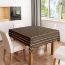 Ver imagem 1 de Toalha de Mesa Quadrada 4 Lugares Poa Dourada