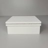 Caixa Personalizada com Strass 100% Mdf (17x17x07) Branco - 6