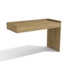 Mesa Escrivaninha de Canto 1,26m 1 Gaveta Versa L567 Kappesberg Itapuã - 1