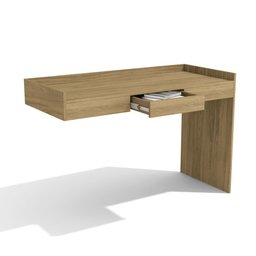 Mesa Escrivaninha de Canto 1,26m 1 Gaveta Versa L567 Kappesberg Itapuã - 3