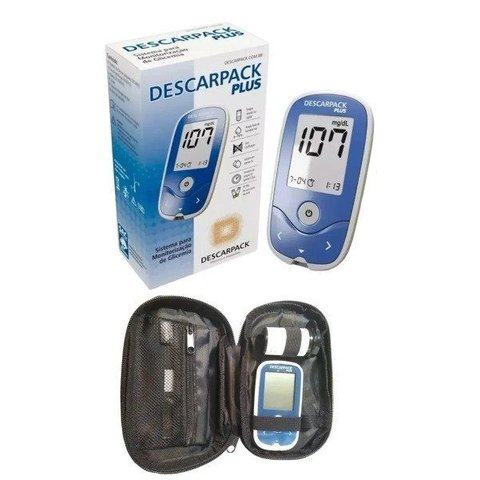 Aparelho Medidor de Glicose Descarpack Plus