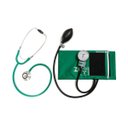 Ver imagem 1 de Aparelho Pressão Adulto Nylon Fecho de Contato Verde + Estetoscópio Adulto Duosson P.a. Med