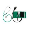 Aparelho Pressão Adulto Nylon Fecho de Contato Verde + Estetoscópio Adulto Duosson P.a. Med - 1