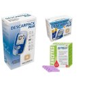 Ver imagem 1 de Kit Aparelho Medidor de Glicose com 50 Tiras + 50 Lancetas Descarpack Plus
