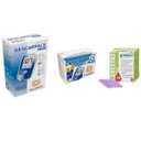 Ver imagem 1 de Kit Aparelho Medidor Glicose Descarpack Plus com 100 Tiras + 100 Lancetas