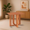Ver imagem 2 de Mesa para Sala de Jantar em Mdf Flora 95 X 95 Cm Cimol Cinamomo/cinamomo