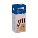 Ver imagem 3 de Jogo Facas Cozinha Cepo Cabo Branco 6pçs Plenus Tramontina