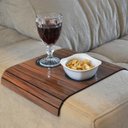 Ver imagem 5 de Kit 2 Esteira Flex Para Braço De Sofá Com Porta Copos Ipê