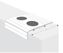 Ver imagem 3 de Kit 2 Esteira Flex Para Braço De Sofá Com Porta Copos Ipê