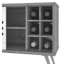 Ver imagem 7 de Rack Enzo com Painel Gênesis Canela com Off White - Mirarack