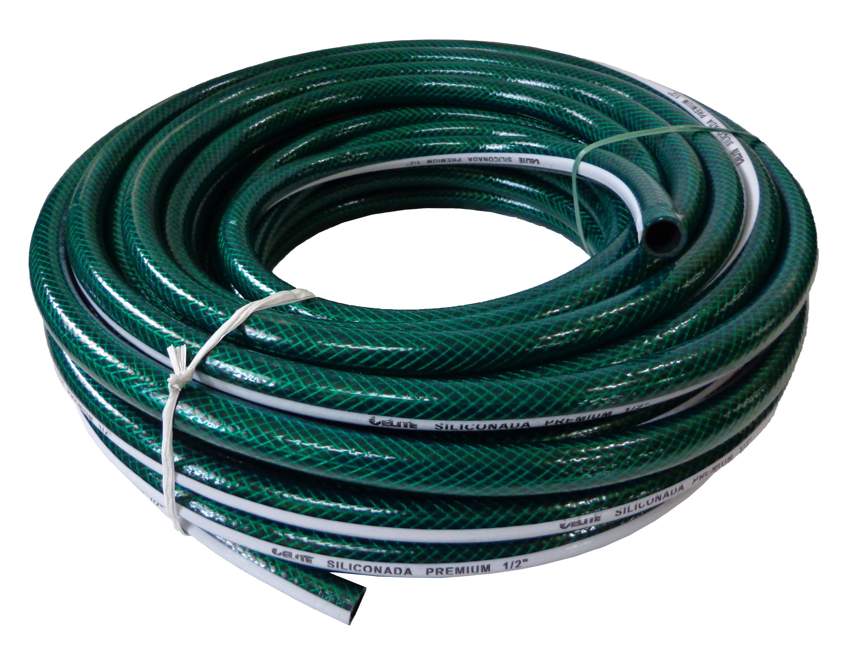 Mangueira Jardim Reforçada Trançada Silicone Verde 1/2 20m - 1
