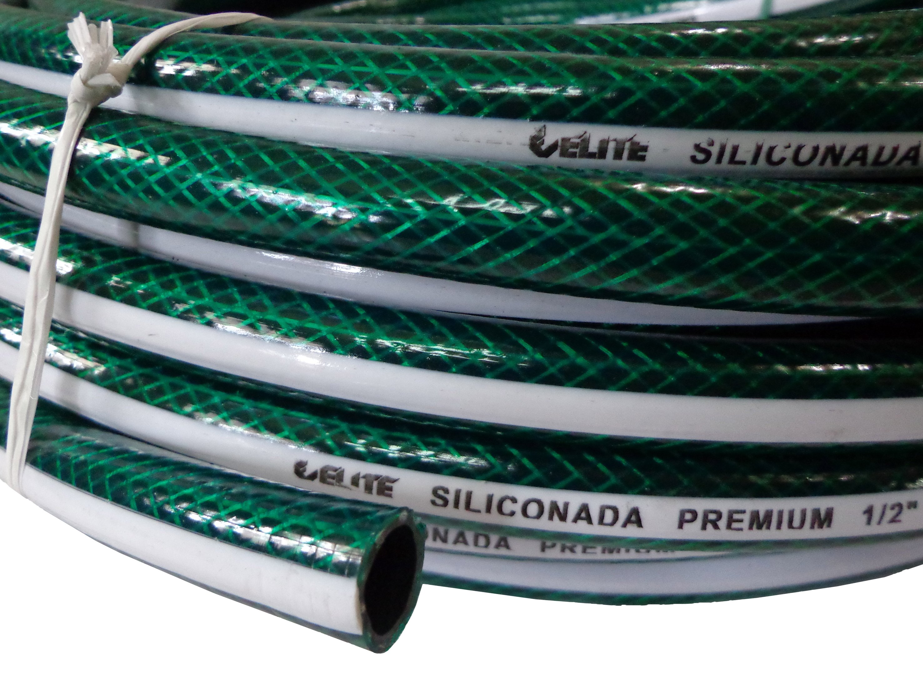 Mangueira Jardim Reforçada Trançada Silicone Verde 1/2 20m - 2