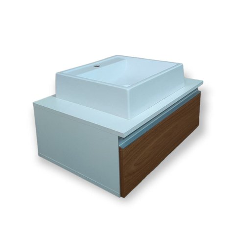 Gabinete Armário Suspenso Banheiro Com Cuba/pia Montado