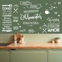 Ver imagem 1 de Kit de Adesivos Composição Frases Cozinha Espaço Reservado Compartilhar Momentos