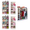 Ver imagem 1 de Armário Colméia + Cabideiro + Estantes de prateleiras Magia Móveis