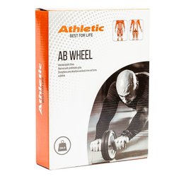 Roda Dupla de Exercícios Abdominais e Lombar Athletic com Pegador Antideslizante - 5