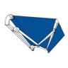 Toldo Articulado - 3,50m x 3,00m - Lona PVC Azul Reno - 4