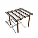 Ver imagem 1 de Kit Policarbonato Compacto Cristal 3mm 2,00m X 3,00m - Perfis Naturais