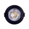 Kit 10 Spot Led Preto 5w 6000k Redondo 90x90 Mm Embutir - 2