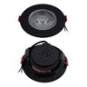 Kit 10 Spot Led Preto 5w 6000k Redondo 90x90 Mm Embutir - 5