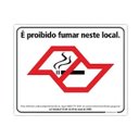 Ver imagem 1 de Placa Sinalização Perigo Proibido Fumar Neste Local