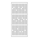 Ver imagem 3 de Painel Vazado Divisória Mdf London Branco - 0,60x2,40m