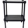 Estante de Plástico Modular Multiuso 2 Prateleiras 1 Torre Preta Montável 26 Kg Qualyplas 2 PRATELEI - 5
