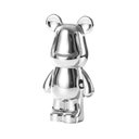 Ver imagem 2 de Porta Palitos de Dente Paliteiro em Forma de Urso Prateado