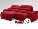 Ver imagem 7 de Sofá com Porta Copos e Carregador Usb Retrátil e Reclinável Samurai 2,00m Velosuede Vermelho -