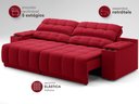 Ver imagem 6 de Sofá com Porta Copos e Carregador Usb Retrátil e Reclinável Samurai 2,00m Velosuede Vermelho -