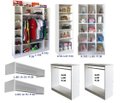 Ver imagem 2 de Closet Modulado 3 Armários + 2 Araras + 2 Balcão Arara Magia Móveis