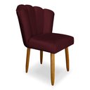Ver imagem 2 de Cadeira de Jantar Moderna Flor - Balaqui Decor Cor:bordo