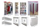 Ver imagem 2 de Armários Expositores Loja Roupa + Provador + Araras 9 pcs