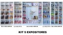 Ver imagem 1 de Kit 5 Expositores para Loja: 1 Colméia Ana + 2 Bia + 2 Liz Magia Móveis