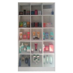 Kit 4 Expositores Para Perfumaria: 2 Colméia Bia + 2 Liz - 12
