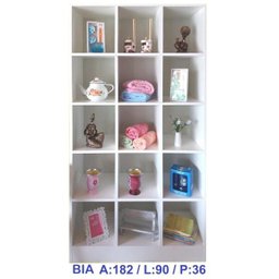 Kit 4 Expositores Para Perfumaria: 2 Colméia Bia + 2 Liz - 15