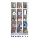 Ver imagem 7 de Kit Closet Armário Colméia Cabideiro Prateleira = 4 Armários - Branco